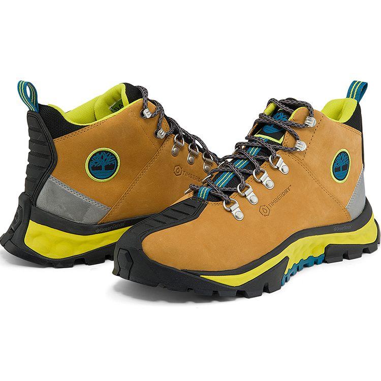 Timberland Нескользящие амортизирующие прочные походные ботинки средней высоты мужские походные ботинки желтые A2EMJW