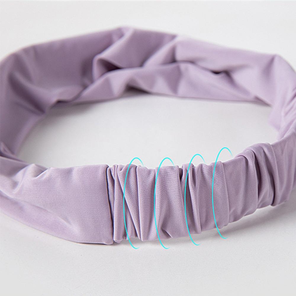 Solid Color Sports Headbands Yoga Headwear Elastic Gifts Yoga Hair Bands