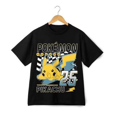 Футболка с графикой Pokemon Pikachu 25 - Уличная одежда Аниме Игровая футболка
