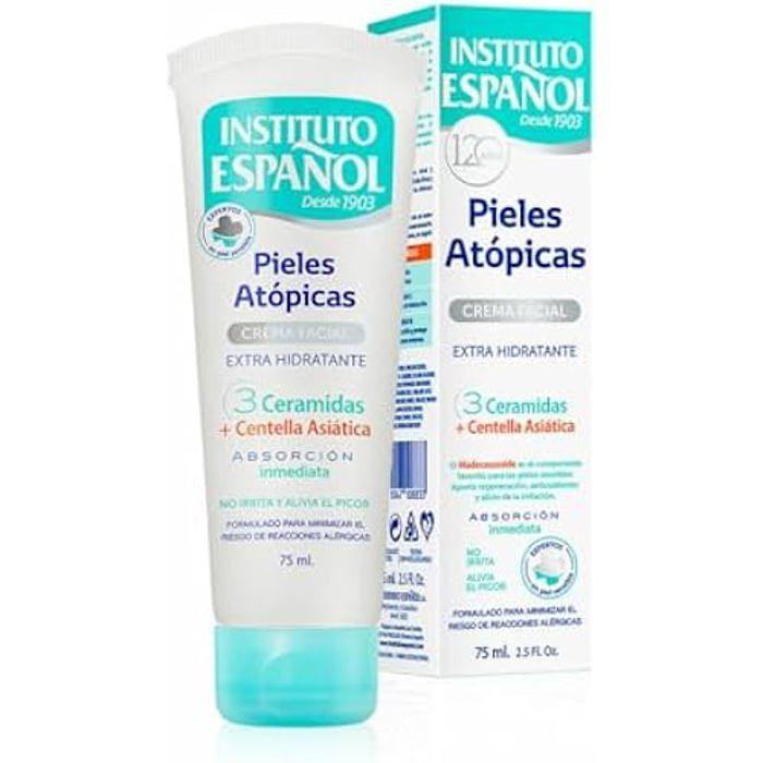 Crème hydratante pour peaux atopiques - Instituto Español - 75 ml - Hypoallergénique - Mixte - Crème