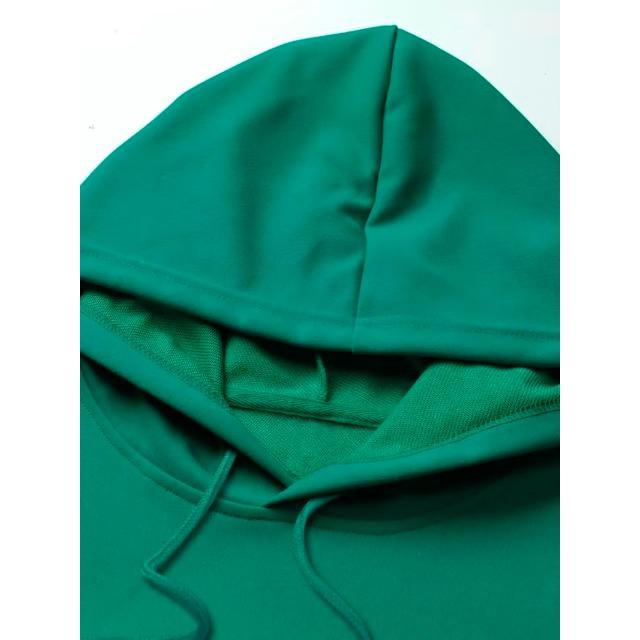 Унисекс Зеленое худи с капюшоном на Хэллоуин с принтом буквы 'T'