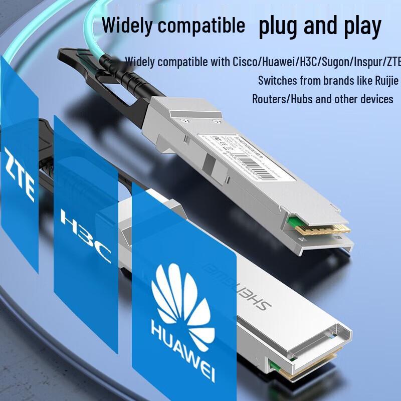 Shengwei BAOC0310 QSFP+ 40G AOC Active Optical Stacking Cable
