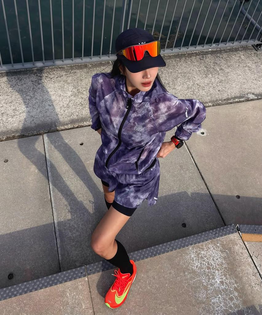 Женская ветровка Rrig с tie-dye, легкая_Pp R1Jp2201
