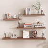 Punch-Free Floating Wall Shelf - Living Room Wall-Mounted Bookcase & Storage Rack