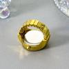 1pc popular minimalist fashion punk watch ring watch mini watch finger watch pocket watch personality niche quartz