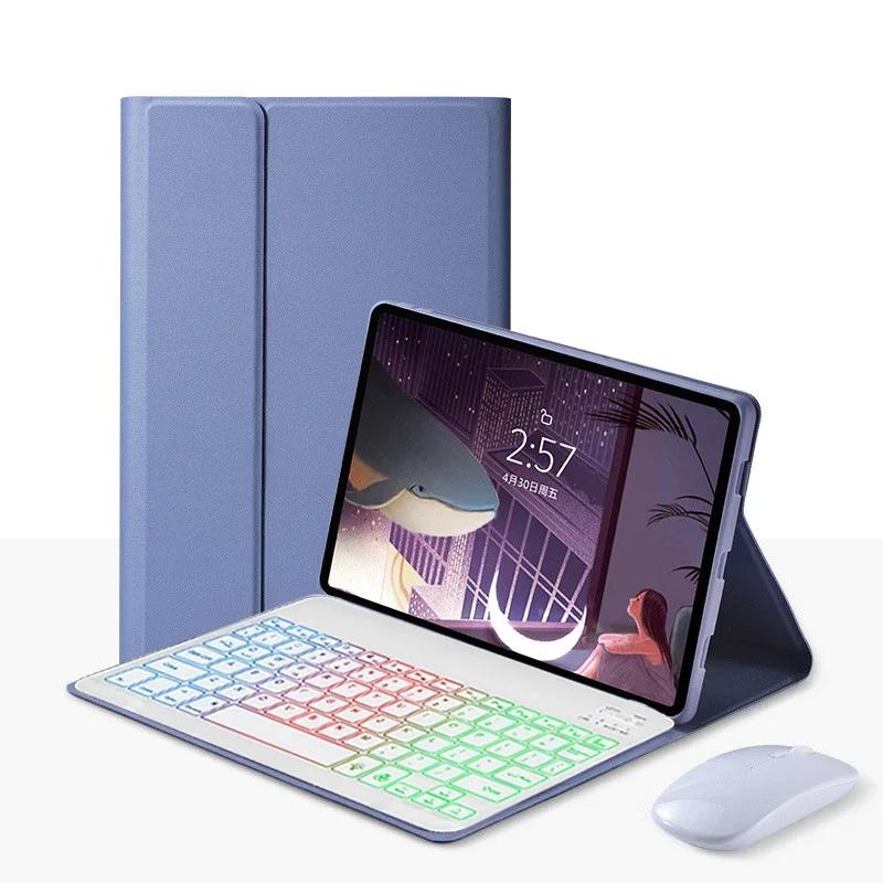 Rainbow Backlit Keyboard Case for Redmi Pad 2 Cover for Redmi Pad 2 Case 11 Inch Teclado Tablet Keyboard Cover Funda