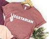 Vegetarian T-Shirt, Animal Lover Tee, Animal Activist Shirt, Vegan Shirt, Vegan Gift, Vegetarian Gift, Funny Vegetarian Tee, Veggie Tee