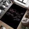 Blackpink Heartbeat Glow carpet printing Home Decor Dormitory decoration Room Christmas gifts