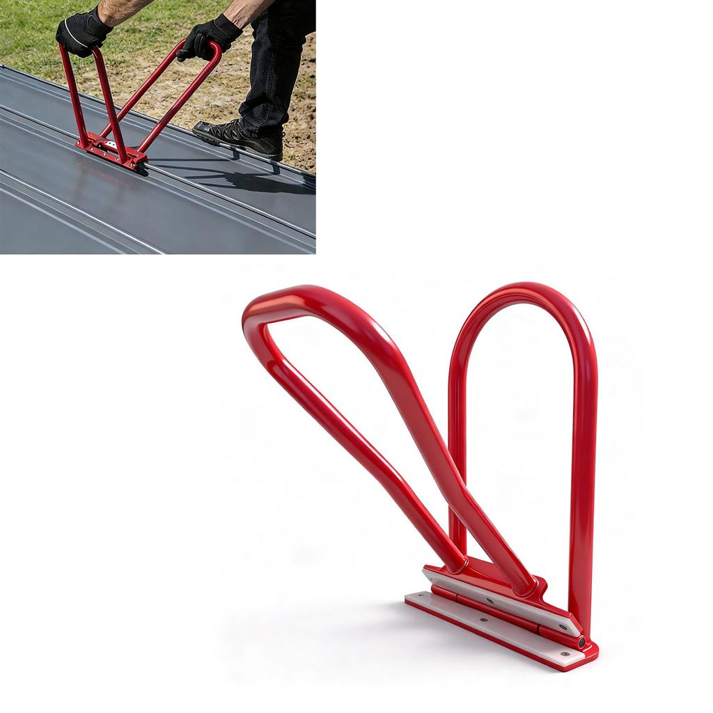 Standing Seam Roofing Tool with PVC Insert 90 to 180 Degree Folding Heavy Duty Roofing Bender for Roofers Contractors Metal Work