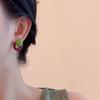 Lightweight Round Stud Earrings Color-Mixed Party Jewelry Resin Stud Earrings  Daily Outfits