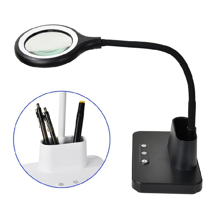 USB-зарядка 5-кратное Увеличительное Инструмент с Выбираемым Тональным Освещением Для Детальной Работы Поделок Чтения Пожилых Мастеров