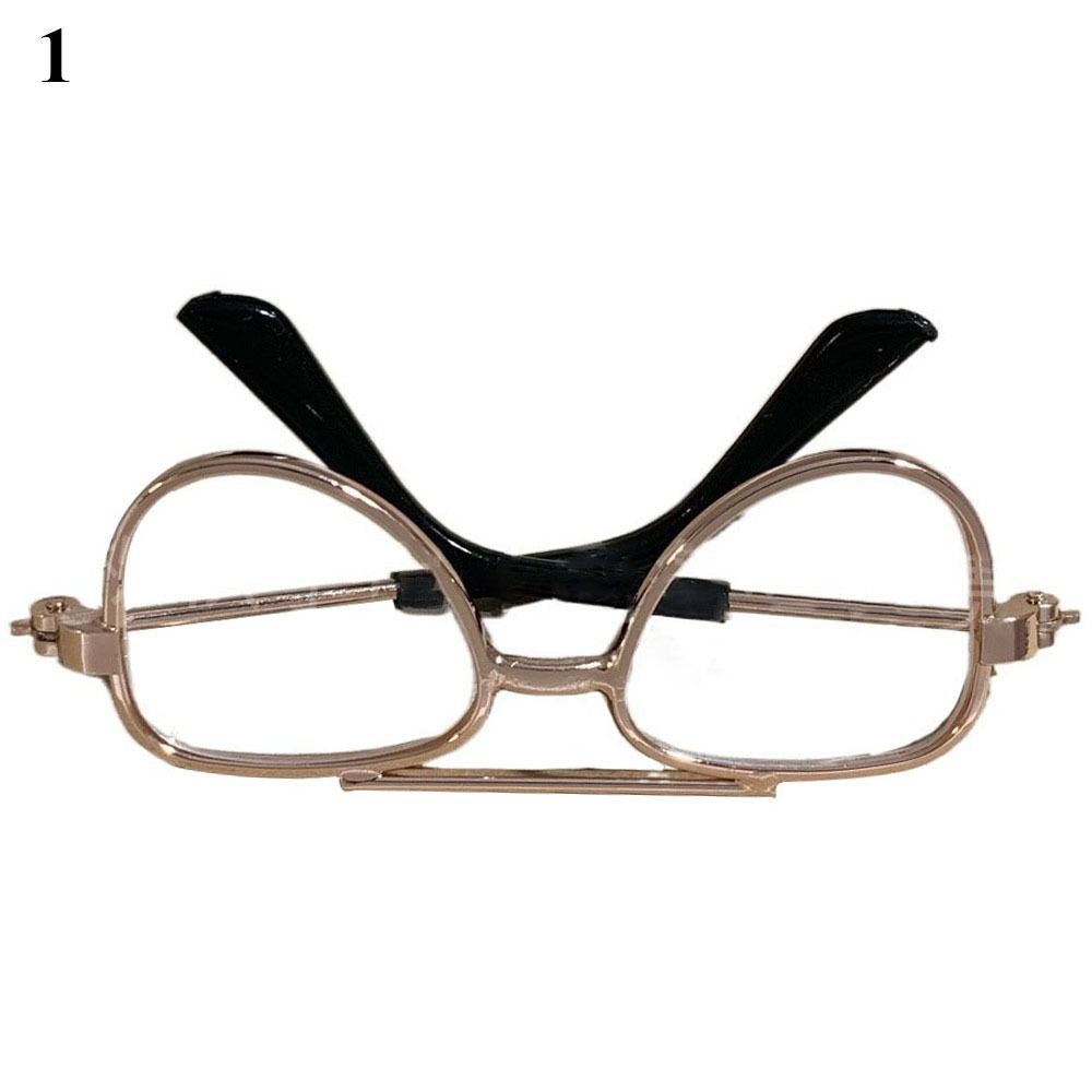 Mini Plush Doll Accessories Cute Heart Frame Plush Doll Eyeglasses For 10cm Dolls Glasses Clothes