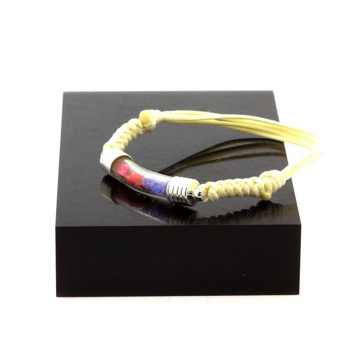 Камни и минералы. Браслет Танзанит + Необработанная шпинель. Бежевый цвет.