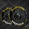 Наклейка на колесо мотоцикла Honda, декаль на обод