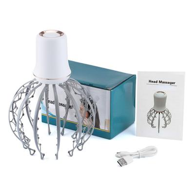 Электрический массажер для головы осьминог, массажер для головы, устройство для релаксации, для снятия мышечного напряжения, усталости, массажер для головы, инструмент