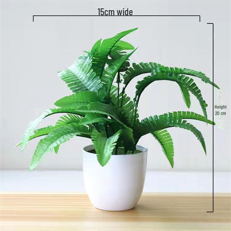 Декоративный набор небольших искусственных цветов в горшках для декора дома и гостиной