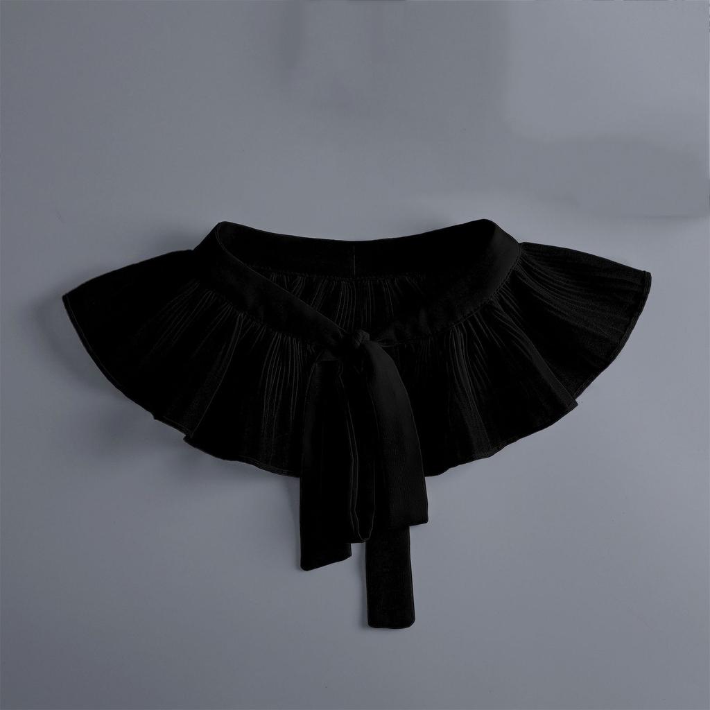 Летнее платье с кружевным цветочным воротником, съемный воротник, декоративная съемная одежда, накидка на плечи, накидка с ложным воротником