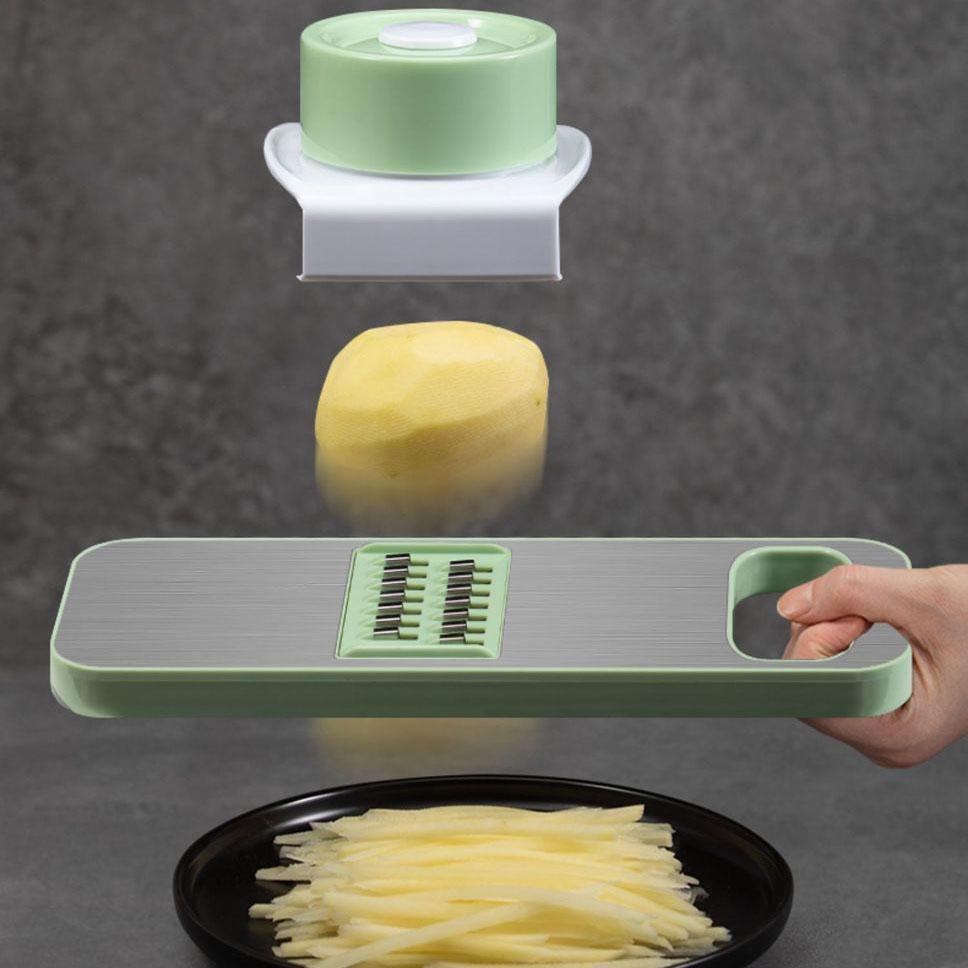 Thickened Stainless Steel Wire Cutter, Extra Thick Multifunctional Potato Shred Cutting Tool, Stainless Steel Wire Scraper, Garlic Slicer