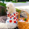 Lightweight Floral Dog Dress Small Breeds - Cute Princess Style Outfit Bichon Teddy Teacup Dogs