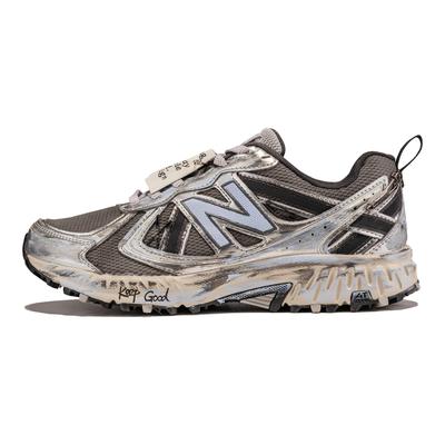 NB 410 V5 Износостойкие Низкие Беговые Кроссовки Унисекс Серебристо-Черные MT410KR5(КомандаF- )