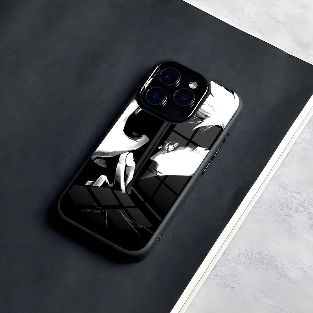 Чехол для телефона из силикона Jujutsu Kaisen Сатору Сукуна Для IPhone 17 Pro Max 16 15 14 13 11 Pro Max Plus Стеклянный чехол для телефона