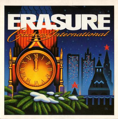 7-дюймовая пластинка ERASURE - Crackers International MUTE93A Mute 1988 Великобритания Танцевальная и электронная музыка Б/У