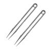 2 Pcs Titanium Alloy Mini Tweezers Portable Survival Tweezers Durable EDC Tweezers  Travel Tool