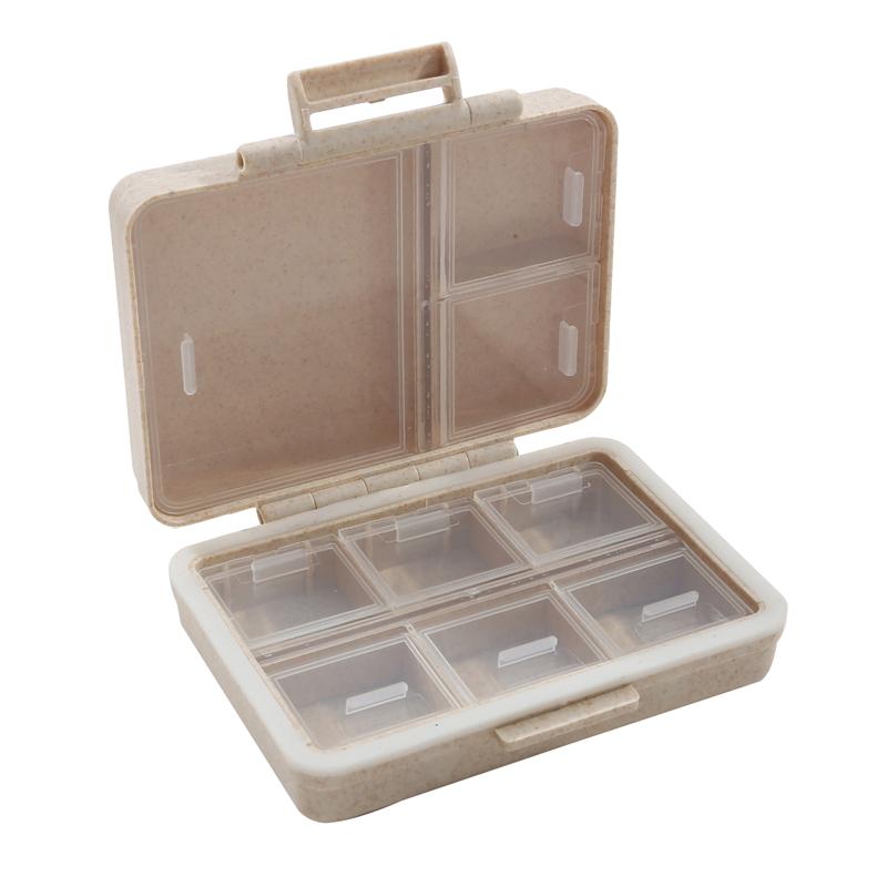 Мини Портативный Держатель для Витаминных Таблеток Органайзер Для Хранения Контейнер Для Таблеток Дорожные Разделители