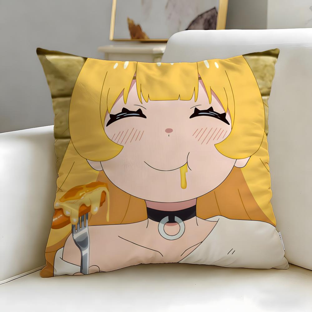 anime Tis Time for Torture Princess Cushion Cover Soft EasyWash Pillow Case Versatile for Couch Bed Travel and Office