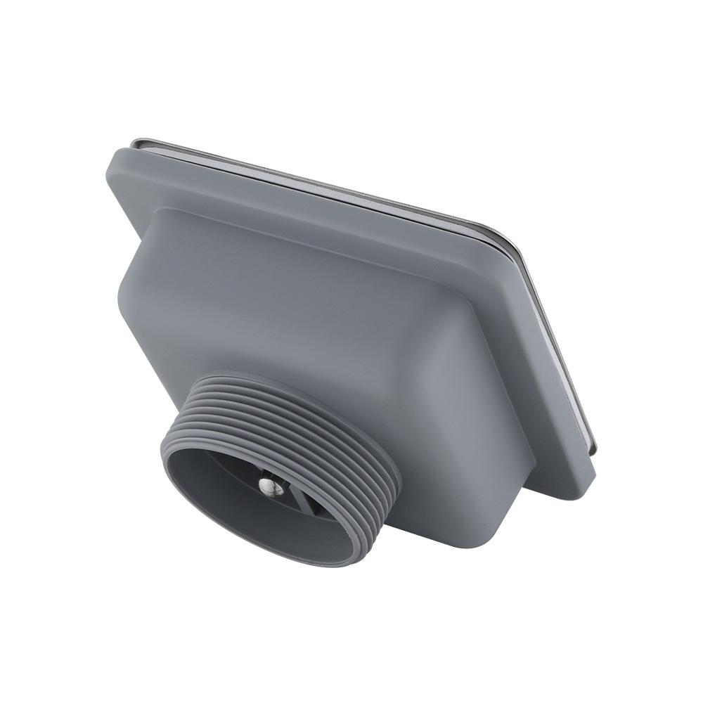 304 Stainless Steel Square Flower Basket Sink Drain Pipe Fittings - Single/Double Bowl, Removable.