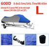 600D Waterproof Motor Boat Cover L/XL For Yamaha WaveRunner EXR VX Cruiser For Sea Doo GTI Motorboat Jet Ski Trailerable Cover