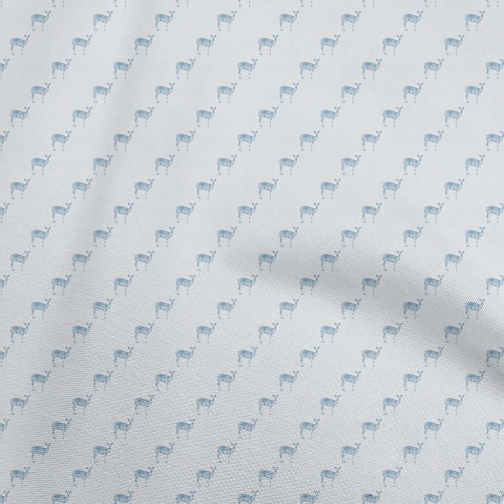 oneOone Хлопок Лен Черная Ткань Олень Швейная Ткань На Метр Печатная DIY Одежда Швейные Принадлежности 40 Дюймов