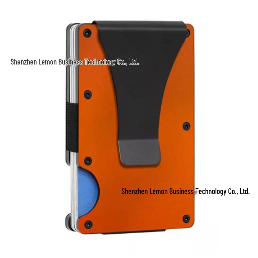 Ultra-Thin RFID Aluminum Alloy Anti-Theft Card Holder Wallet
