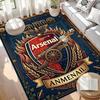 Custom Name Personalized Arsenal F.C Print Carpet, Versatile Home Decor Rug, for Playroom, Apartment, Balcony, Entryway, Hallway Gift