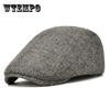 Мужская и женская ретро-кепка газетчика Мужская осенне-зимняя шляпа-утконос с елочкой Твидовая шляпа с плоским козырьком Женская кепка для вождения в стиле Гэтсби