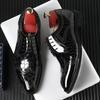 Luxury Men's Dress Shoes High Quality Business Leather Shoes Pointed Toe Trend Man Wedding Shoe Durable Men Shoes 38-48