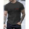 Casual Men's T-Shirt “Paris” Letter Pattern Short Sleeved T-Shirts 3d Word Print Tops Slim Fit Men's Clothing Oversized T-Shirts
