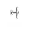 Stainless Steel Negative Chastity cage Lock with Silicone Fake Penis for Men Anti Escape with 40 45 50mm Rings Adult SM Sex Toys