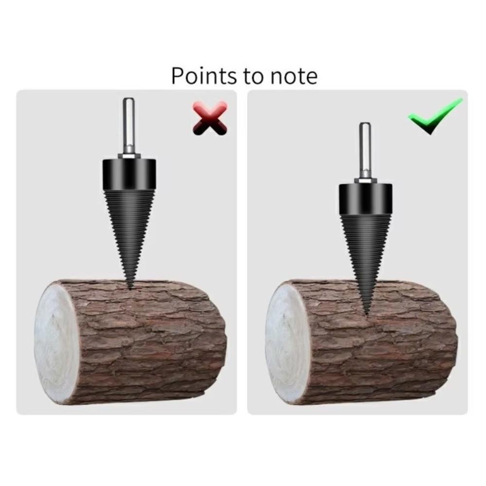 Wood Splitting Screw Cone Bit Wear Resistant Wood Drill Bit New Step Drill Bit