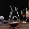 Hollow Circle Wine Decanter - Decant with Elegance lead-Free Crystal Clear Glass Red Wine Decanter Juice Container Wine Decanter
