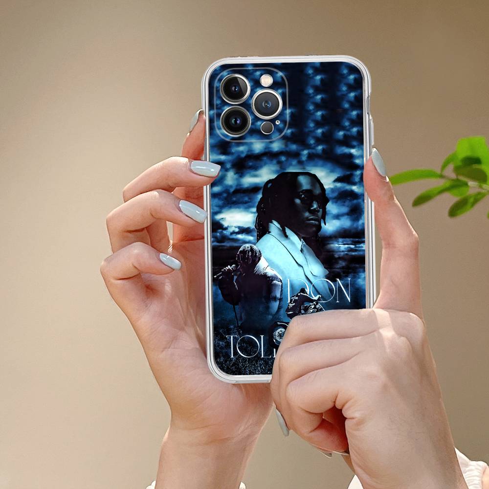 Прозрачный чехол для телефона от рэпера D-Don T-ToliverS Для IPhone 17 Air 16 Pro Max 15 14 13 12 11Plus Ударопрочный чехол