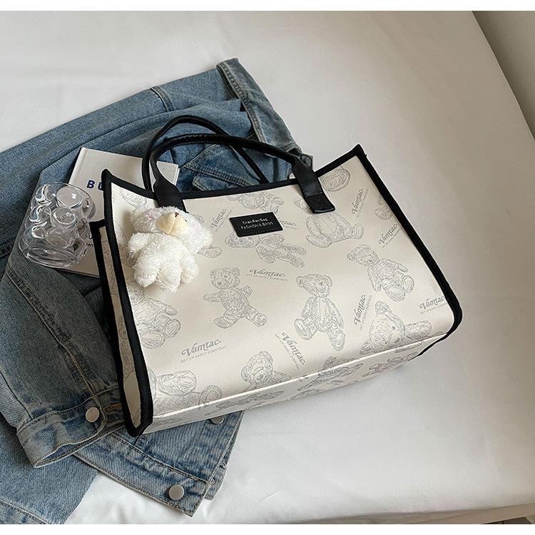 Женская сумка-тоут большой вместимости 2025 года: Новая повседневная сумка через плечо для работы и учебы