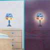 [N4213] - Multicolored Blue 'Lamp' Luminous Sticker (Pirate)