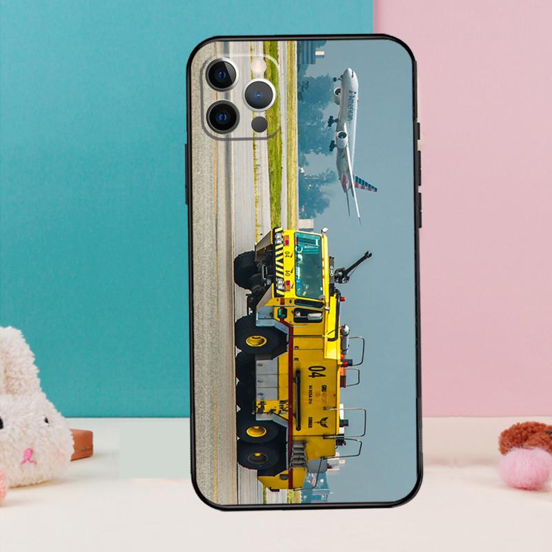 Fire Truck Phone Case For iPhone 17 Air 16 15 14 13 12 11 Pro Max 12 13 mini 15 16 Plus 16e Cover Coque