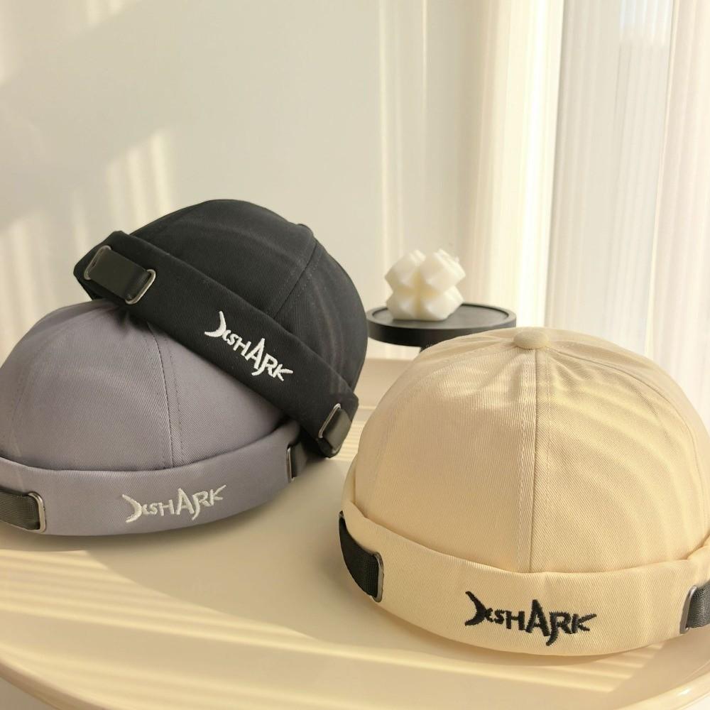 Breathable Beanie Hat Adjustable Brimless Hat Vintage Hip Hop Hat Men