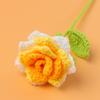 DIY Crochet Rose Flower Photo Props Romantic Knitting Flowers  Anniversary