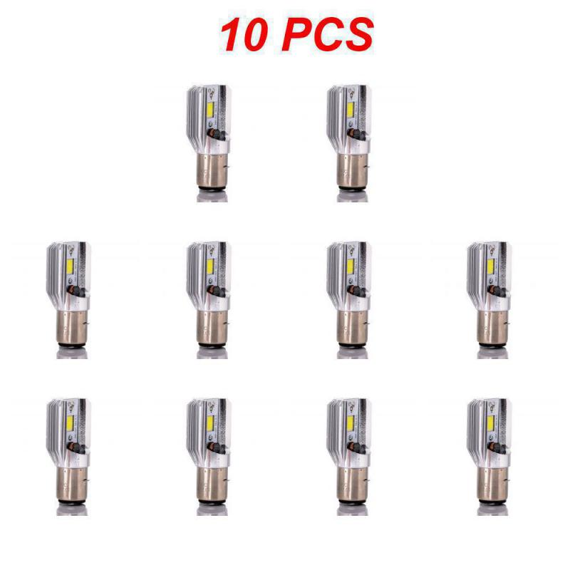 H6 BA20D DC 8V-80V 8W 6500K COB светодиодная лампа для фар мотоцикла дальнего/ближнего света белые лампы для мотоциклов, новые светодиоды и лампы высокой интенсивности