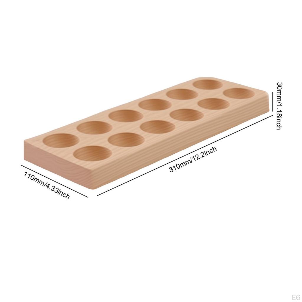 Деревянная подставка для яиц для чистки Декор Декоративная Деревенская Стойка Органайзер для Столешницы Ресторана Дома