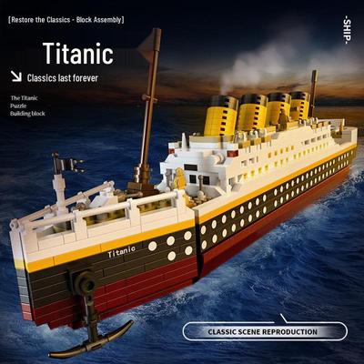 Титаник Мега Набор Модели: Сборка высокой сложности, совместимая с Lego для детей