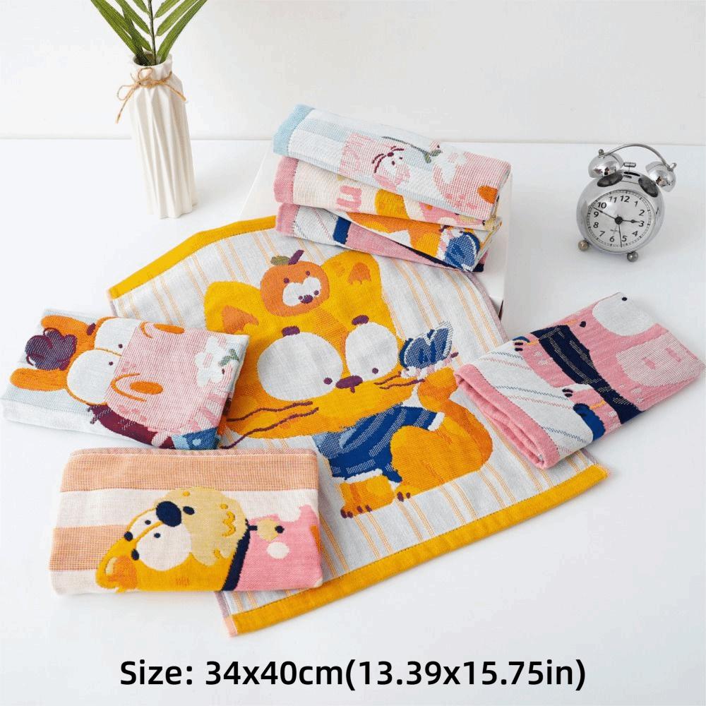 34x40cm Large Hand Towel Cartoon Tea Towel High Quality Kitchen Towel Home Restaurant